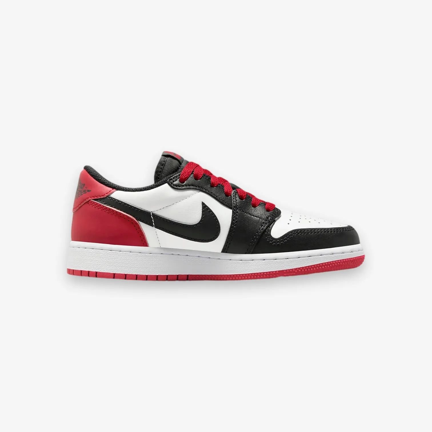 AIR JORDAN 1 LOW OG Retro GS White Black Varsity Red CZ0858-106