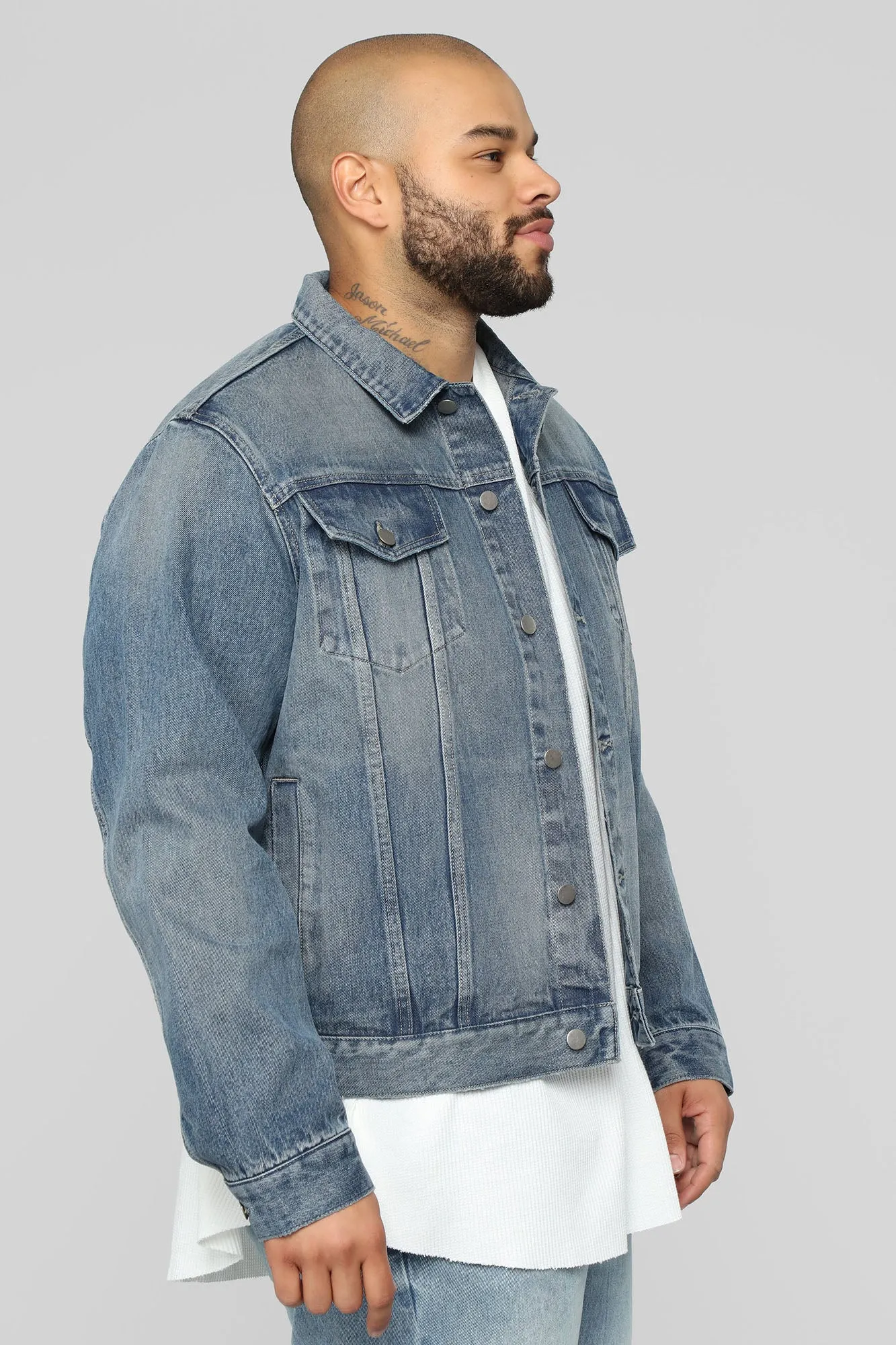 Atrox Denim Jacket - Dark Wash
