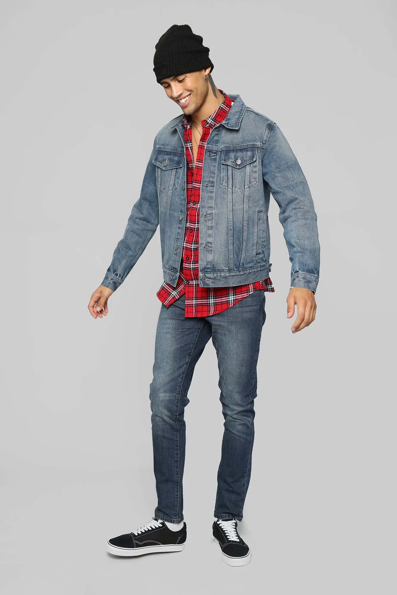 Atrox Denim Jacket - Dark Wash