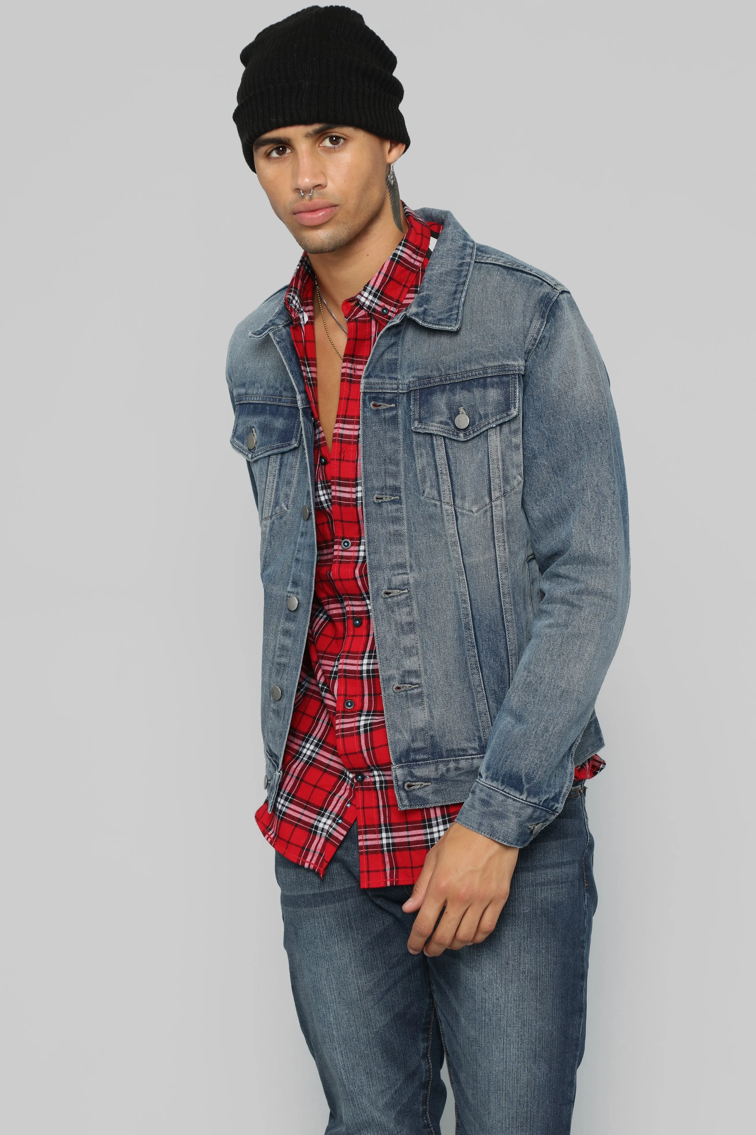 Atrox Denim Jacket - Dark Wash