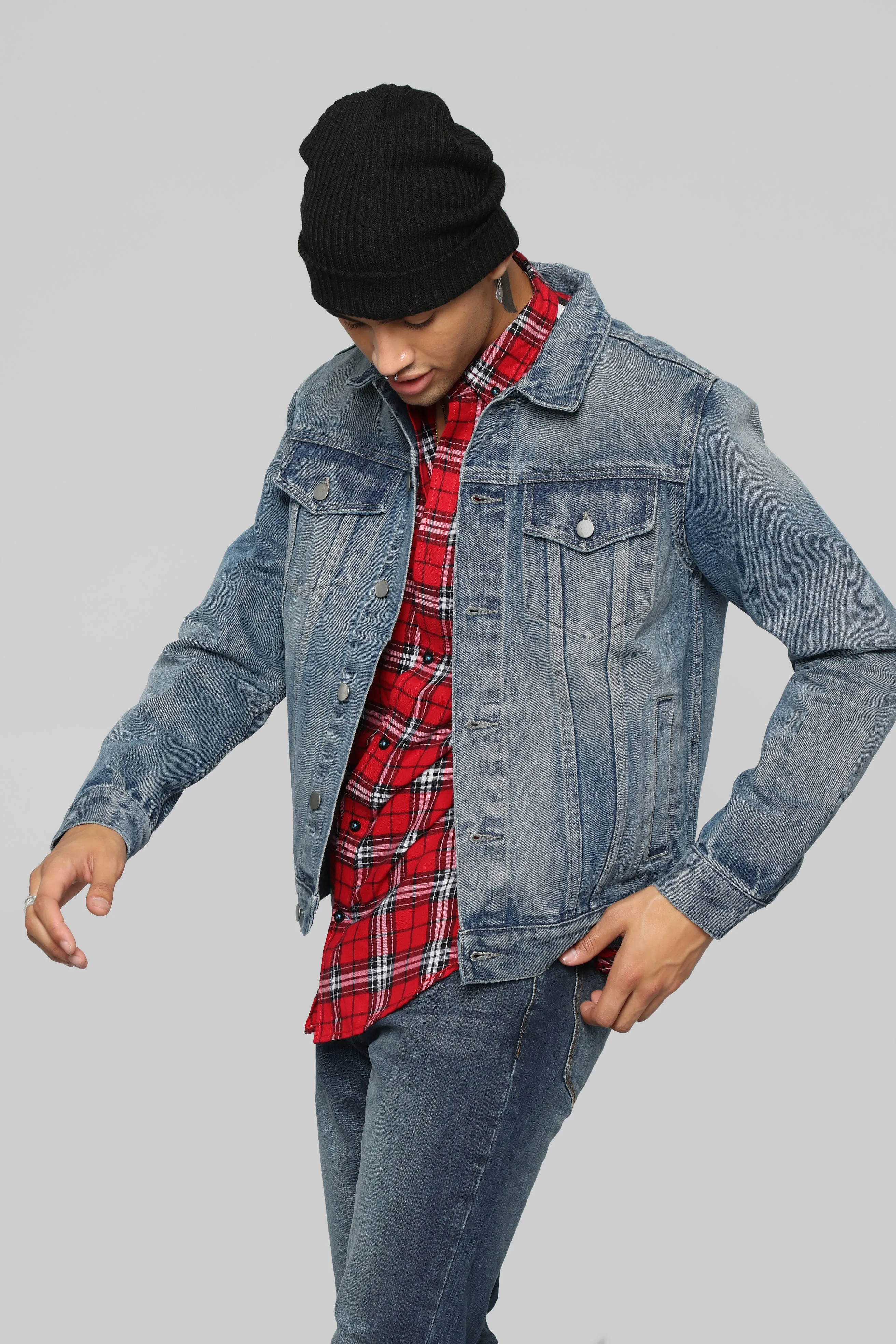 Atrox Denim Jacket - Dark Wash