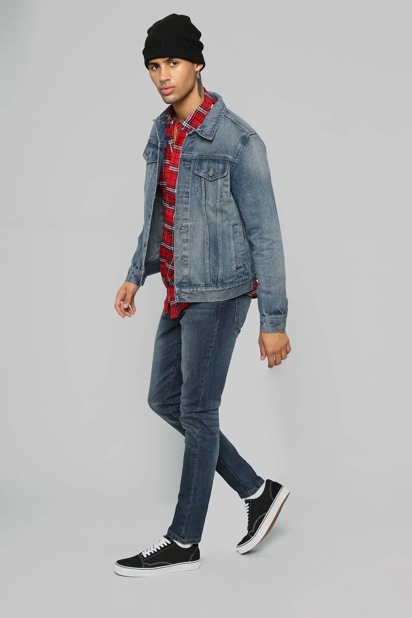 Atrox Denim Jacket - Dark Wash