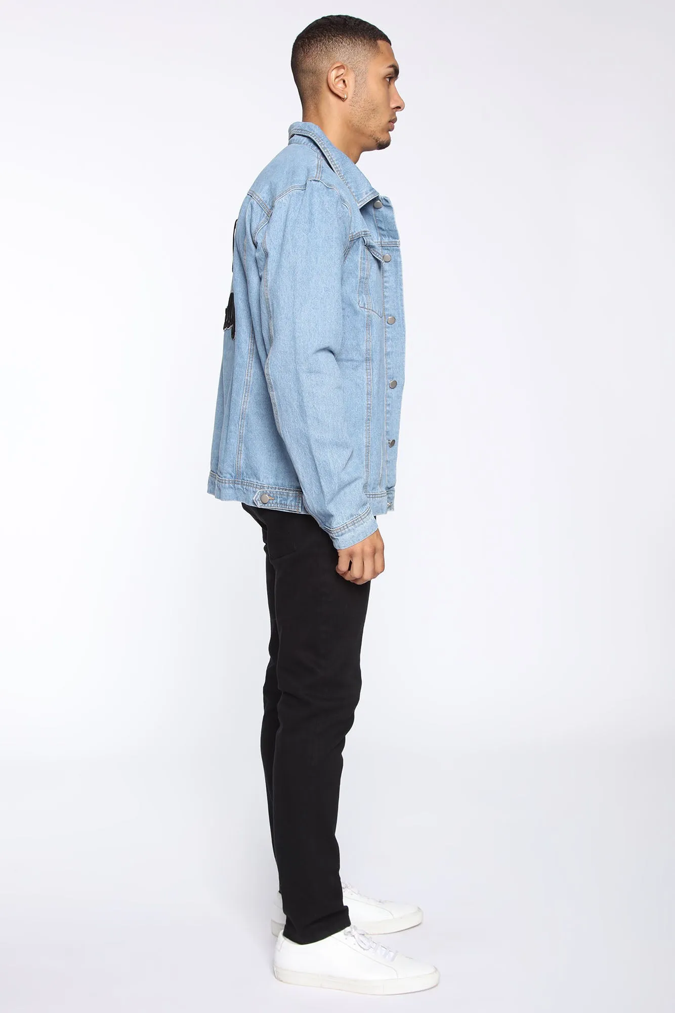 Baby Daddy Denim Jacket - Medium Wash