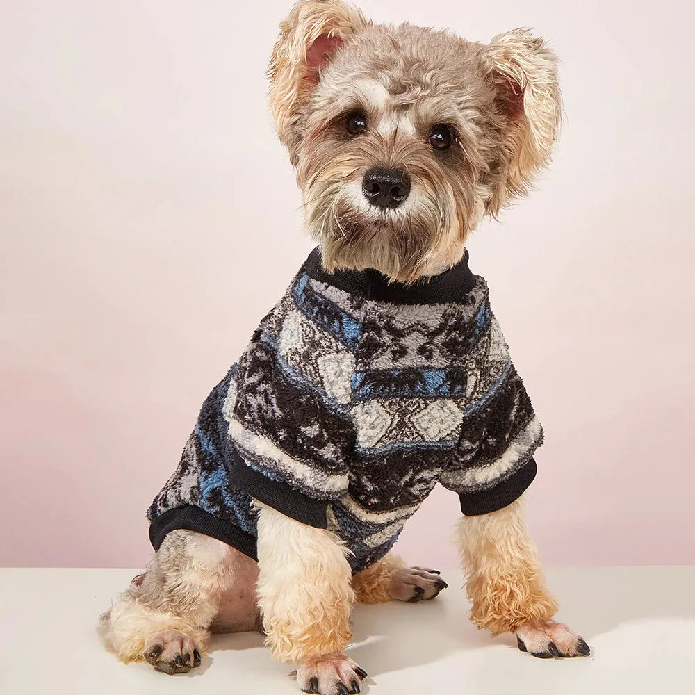 Cartoon Comfort: Warm Pet Sweater - Winter Clothes for Small Dogs and Cats, Cozy Jackets for Chihuahuas and Stylish Pet Apparel