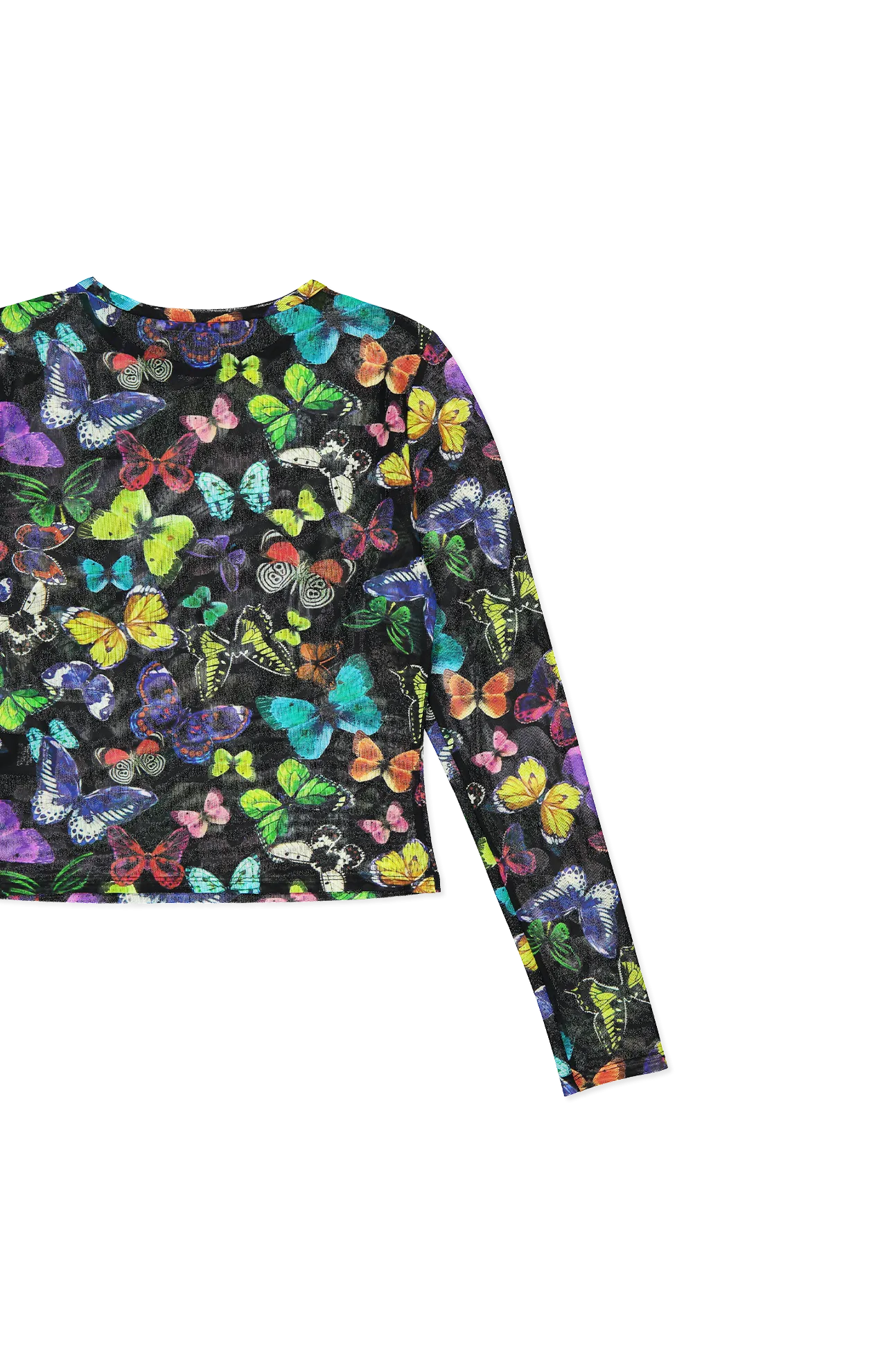 Delaina Longsleeve Crop Top