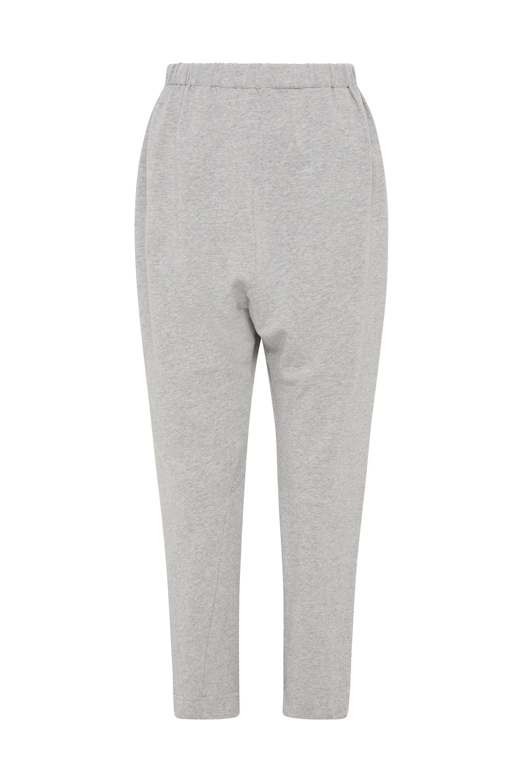 drapey terry paneled pant