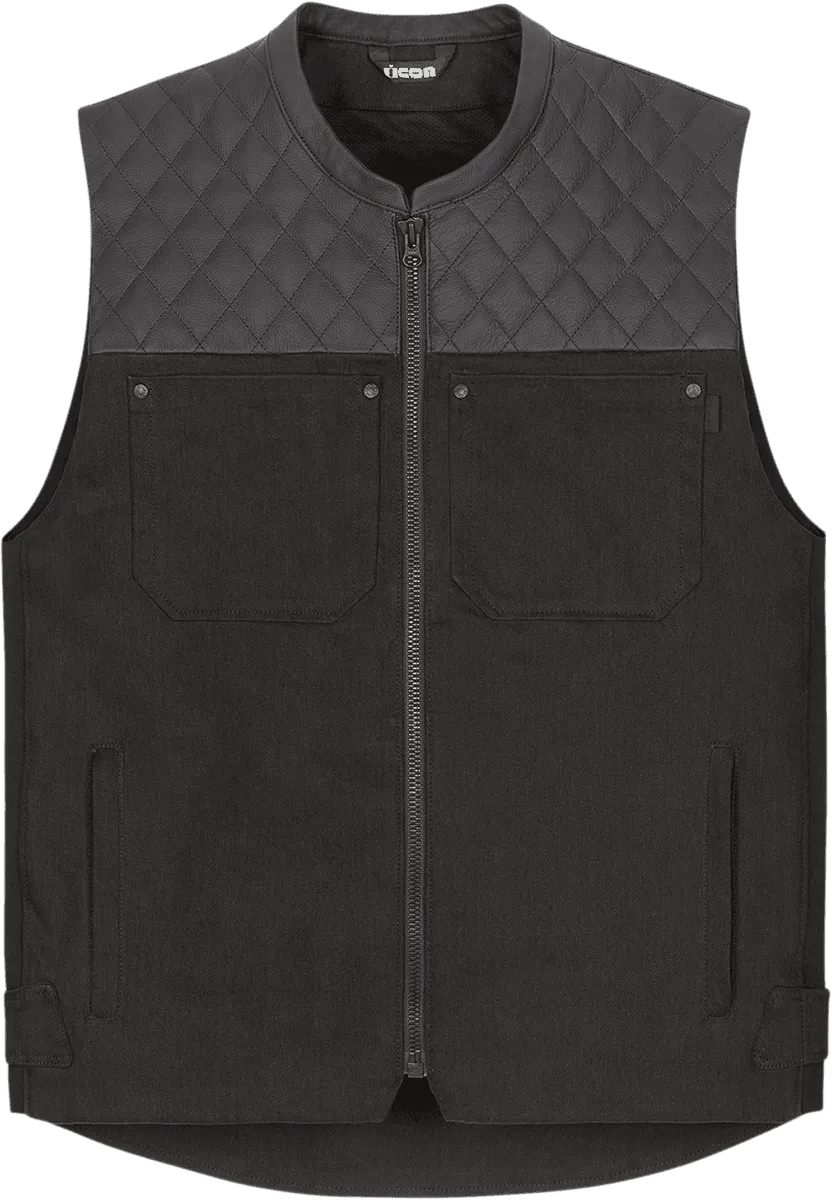 Icon Chamonix Denim Vest Black