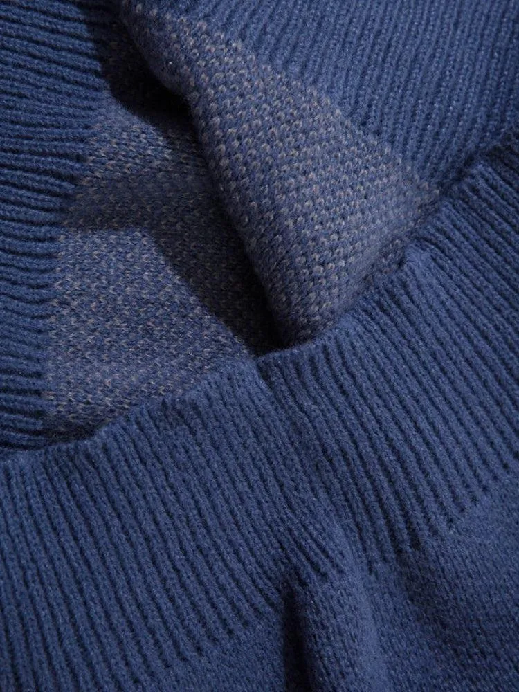Jinquedai Grunge Claw Distressed Knitted Sweater