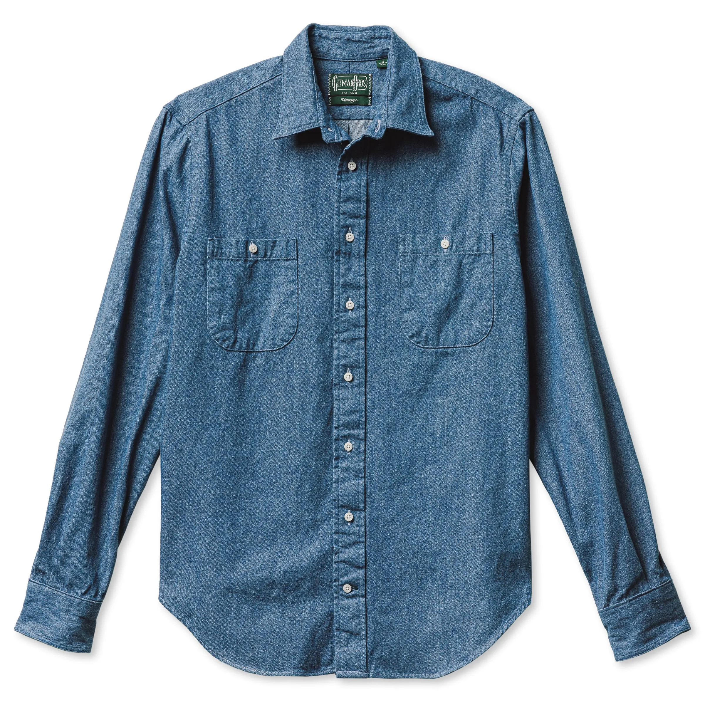Light Denim Work Shirt
