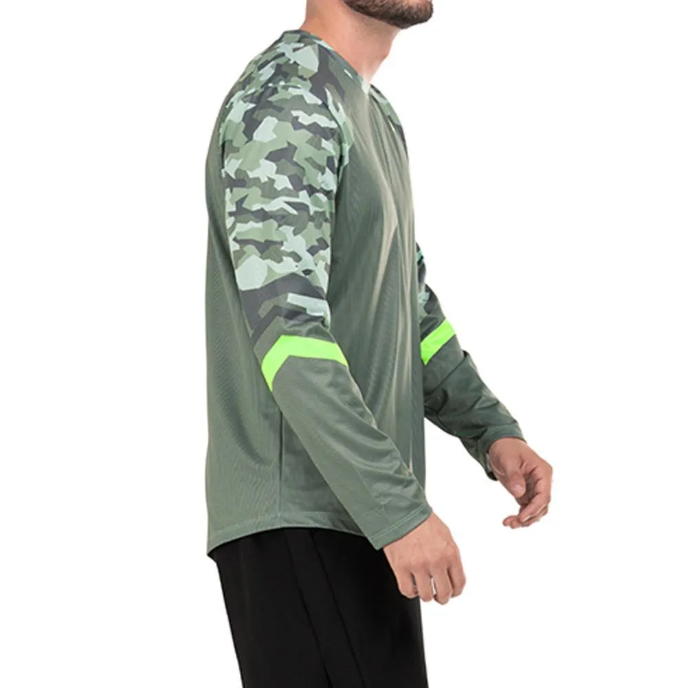Men's Urban Camo Long Sleeve Tennis Top