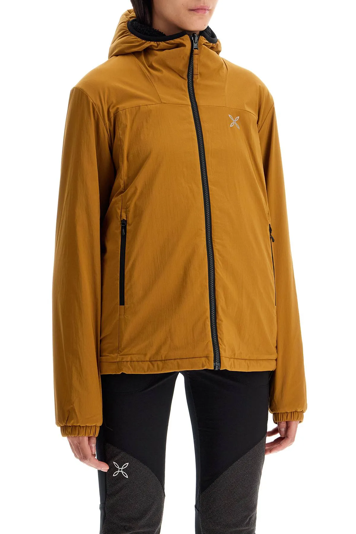 reversible sherpa jacket MJAC78W BRONZE BROWN