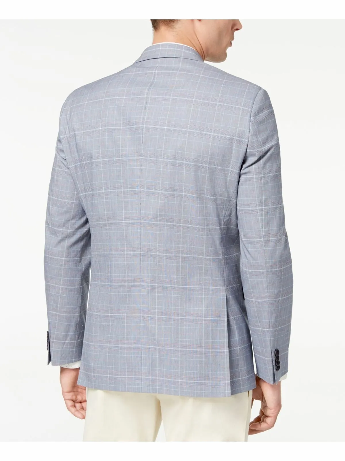 TOMMY HILFIGER Men’s Blue Plaid Jacket