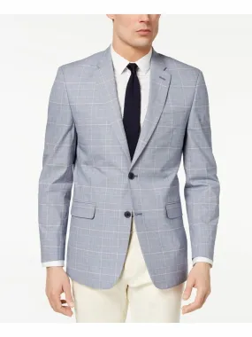 TOMMY HILFIGER Men’s Blue Plaid Jacket