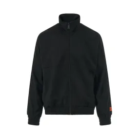 Tracktop Logo Jacket in Black