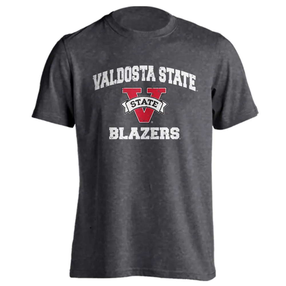 Valdosta State University VSU Blazers Distressed Retro Logo Short Sleeve T-Shirt